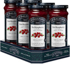 St. Dalfour Red Raspberry Fruit Spread - 10oz - 100% from Fruit, No Artificial Ingredients, Non-GMO, No Cane Sugars, All Natural - Pack of 6