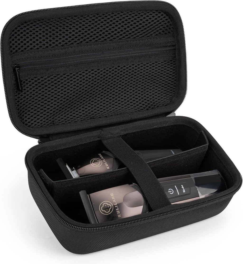 SMYV Barber Bags for Clippers and Supplies, Sturdy Clipper Storage Case for Barber Accessories, Hair Trimmer Organizer for Men Razor Guard Grooming Kits (Case Only)