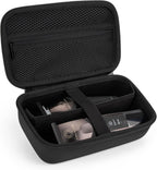 SMYV Barber Bags for Clippers and Supplies, Sturdy Clipper Storage Case for Barber Accessories, Hair Trimmer Organizer for Men Razor Guard Grooming Kits (Case Only)