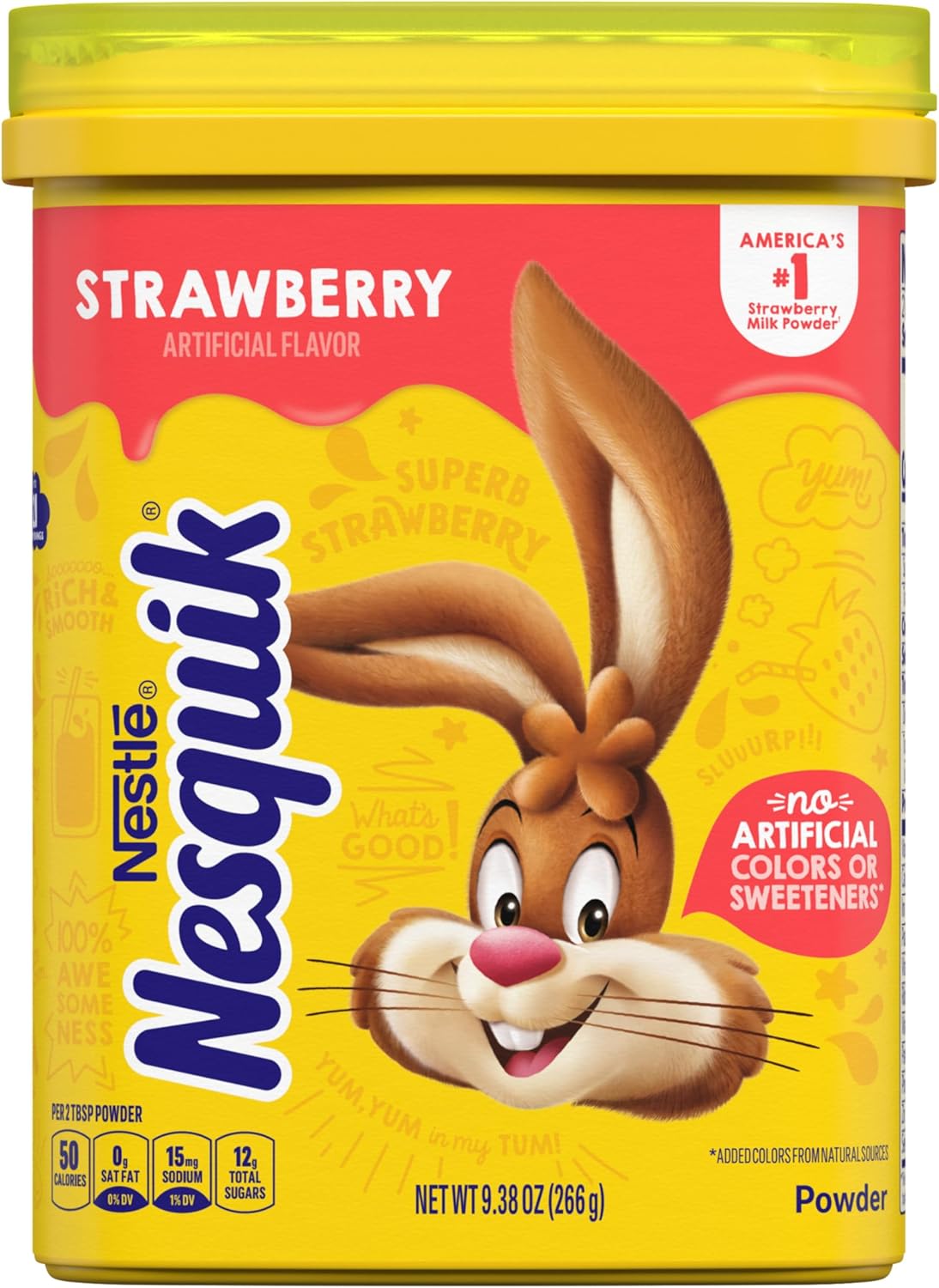 Nesquik Strawberry Powder Drink Mix 9.38 oz