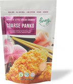 Pereg Coarse Japanese Panko Bread Crumbs (9 Oz) – Breadcrumbs with Coarse Crispy Texture - for Crunchy Coating & Stuffing - Schnitzel, Vegetables, Seafood, Chicken, Meatballs