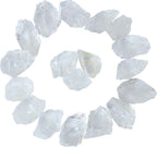 Clear Quartz Rough Gemstones, Raw Stones and Crystals For Jewelry Making, Tumbling, Polishing, Cabbing, Lapidary, Fountain Rocks, Decoration, Wire Wrapping, Gem Mining, Reiki Healing 1 lb