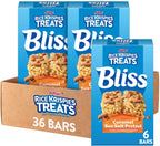 Rice Krispies Treats Bliss Crispy Marshmallow Squares, Snack Bars, Caramel Sea Salt Pretzel (6 Boxes, 36 Bars)