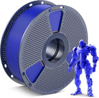 SUNLU PLA 3D Printer Filament PLA Filament 1.75mm, Neatly Wound 3D Printing Filament 1.75mm, Dimensional Accuracy +/- 0.02 mm, Fit Most FDM 3D Printers, 1kg Spool (2.2lbs), Klein Blue