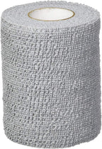 10275 PowerFlex Self Adherent Tape, Athletic Tape, Grey, 2", Pack of 24