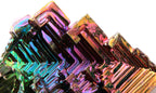 Rainbow Bismuth Crystal Stone Small Specimen for Collecting Decoration Wire Wrapping Wicca Reiki Energy Healing 99.99% USA Pure Mineral Element by Awesome Industries (Small .5-1")