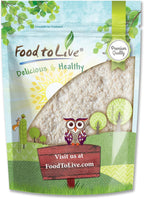 Food to Live Whole Grain Oat Flour – Finely Ground from Whole Grain Oat Groats, Vegan. Rich in Fiber, Protein. Perfect for Flour Blends. Great for Baking Muffins, Fluffy Cakes, Bread, and Pancakes