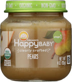 HAPPY BABY Organic Stage 1 Pears, 4 OZ