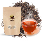 English Breakfast Blend No. 2 CO2 Decaffeinated Tea | Loose Leaf Black Tea | Flowery Pekoe from Sri Lanka | Bold Flavor | Smooth & Caffeine-Free | 4oz Bulk Pouch | Hot or Iced Brew Friendly