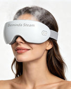Steam Eye Mask for Dry Eye & Fatigue Relief, Reusable Nano-Mist Heat Therapy with 40-42°c & Auto Shut-Off, Portable Cordless Steam Mask – Soft Silicone Fit, Great for Screen Work & Travel (1Pcs)