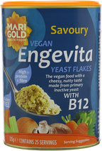 MARIGOLD HEALTH FOODS Engevita Yeast Flakes With Vitamin B12 125g (2 Pack)