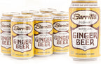 Barritt's Original Ginger Beer, Non-Alcoholic Soda Cocktail Mixer, 12 fl oz Cans, 12 Pack, Gluten Free