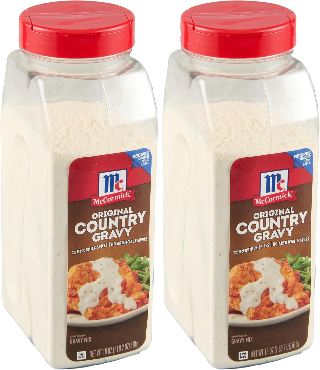 McCormick Country Gravy Mix, 18 oz (Pack of 2)