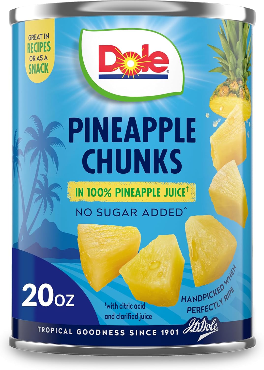 Dole, Pineapple Chunk, 20 Ounce