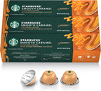 Starbucks by Nespresso Vertuo, Caramel Flavored Coffee, 30-count Coffee Pods, Brews 7.8 oz.