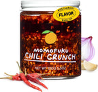 Momofuku Chili Crunch by David Chang, (5.5 Ounces), Chili Oil with Crunchy Garlic and Shallots, Spicy Chili Crisp