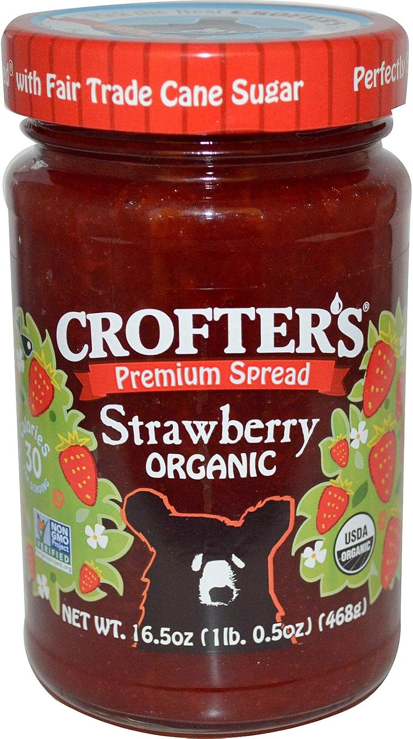 Crofters Organic Strawberry Premium Spread, 16.5 oz