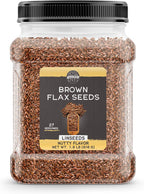 Birch & Meadow Brown Flax Seeds, 1.8 lb, Nutty Flavor, Linseeds