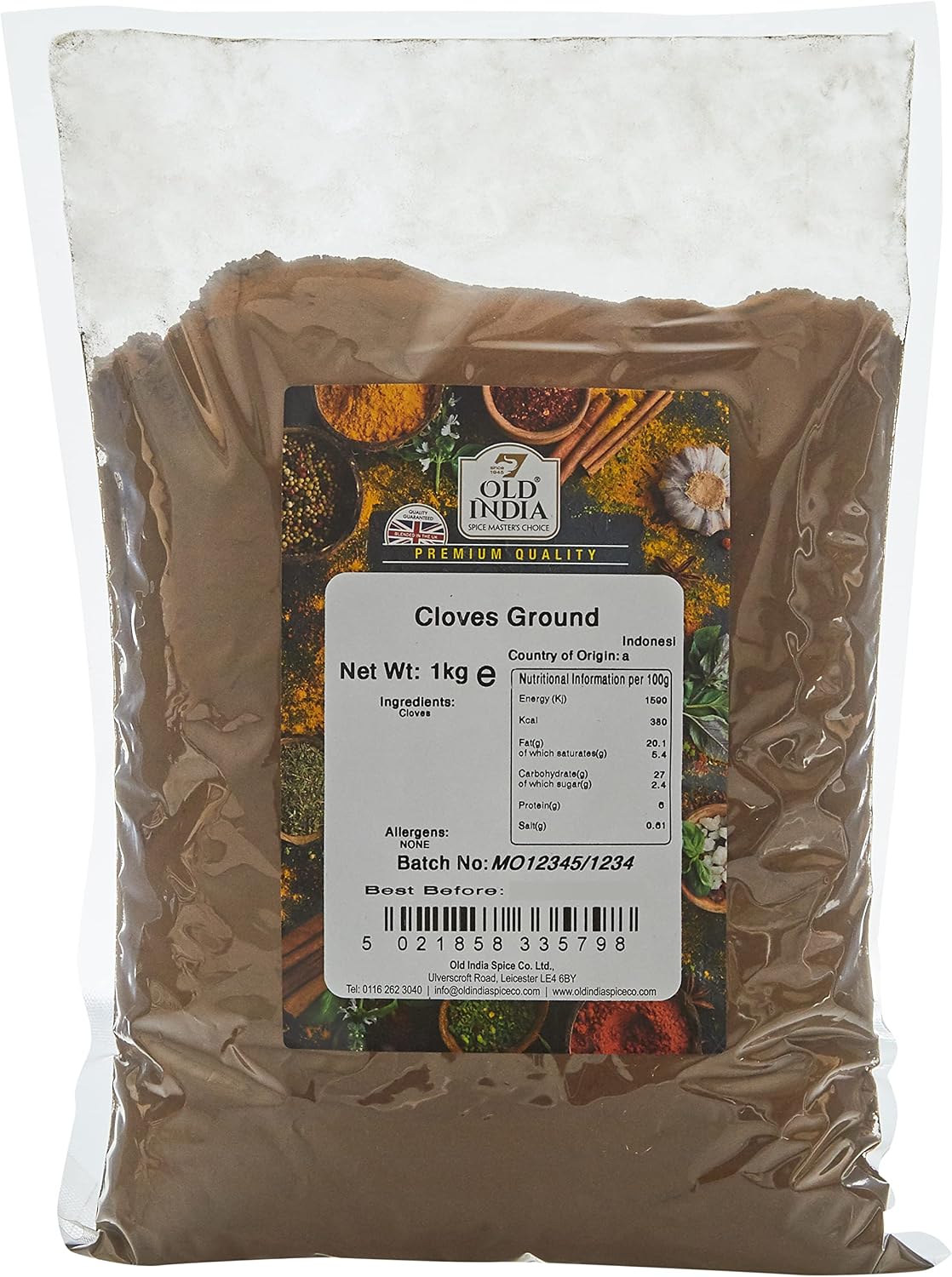 Old India Cloves Ground 1 Kg