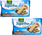 Gullon Sugar Free Chocolate Wafer 180g | Not A Reduced calorie Food | Kid Friendly Snack | Product From Spain | Healthy Twist To A Classical Taste (Sugar Free Chocolate Wafers 180g, 2 Pack)