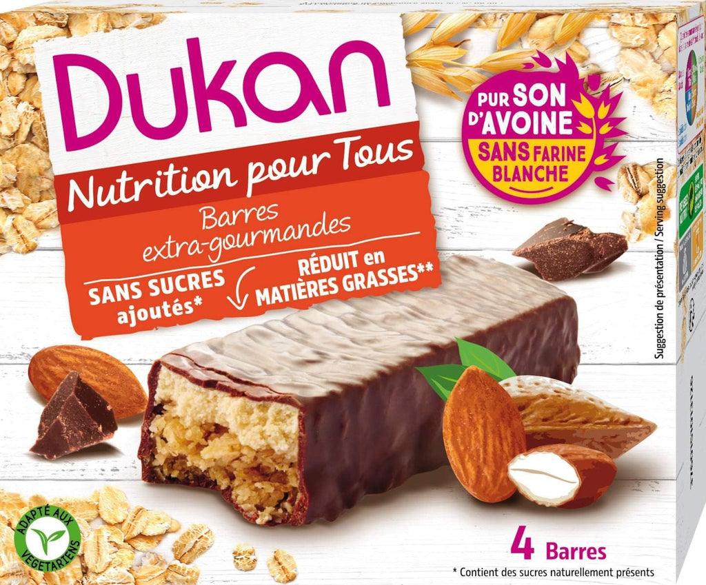 Dukan Expert Oatmeal Wafers with Chocolate and Almonds