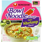 Nongshim Bowl Noodle Soup, Spicy Shrimp, 3.03 Ounce (Pack of 12)