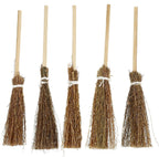 TOYANDONA 5pcs Dollhouse Miniature Broom Mini Broom Dollhouse Furniture Props Micro Landscape Decor