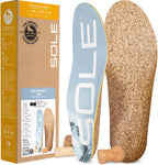 SOLE Performance Thin Shoe Insoles – Orthotic Arch Support Inserts for Plantar Fasciitis Relief - Mens Size 3/Womens Size 5, 1 Pair