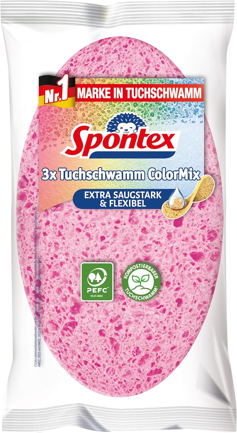 Spontex Cloth Super Absorbent Cloth Sponge for Various Uses