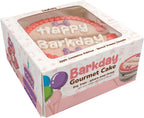 Wufers Dog Birthday Cake – Giant Shareable Happy Barkday Decorated Dog Treat, Soft-Baked 8-Piece Cookie Cake for Dogs, Made in North America (Pink - Birthday Cake)