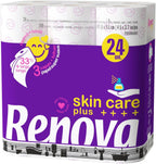 Renova Skin Care Plus Perfumed Toilet Paper -24 Rolls