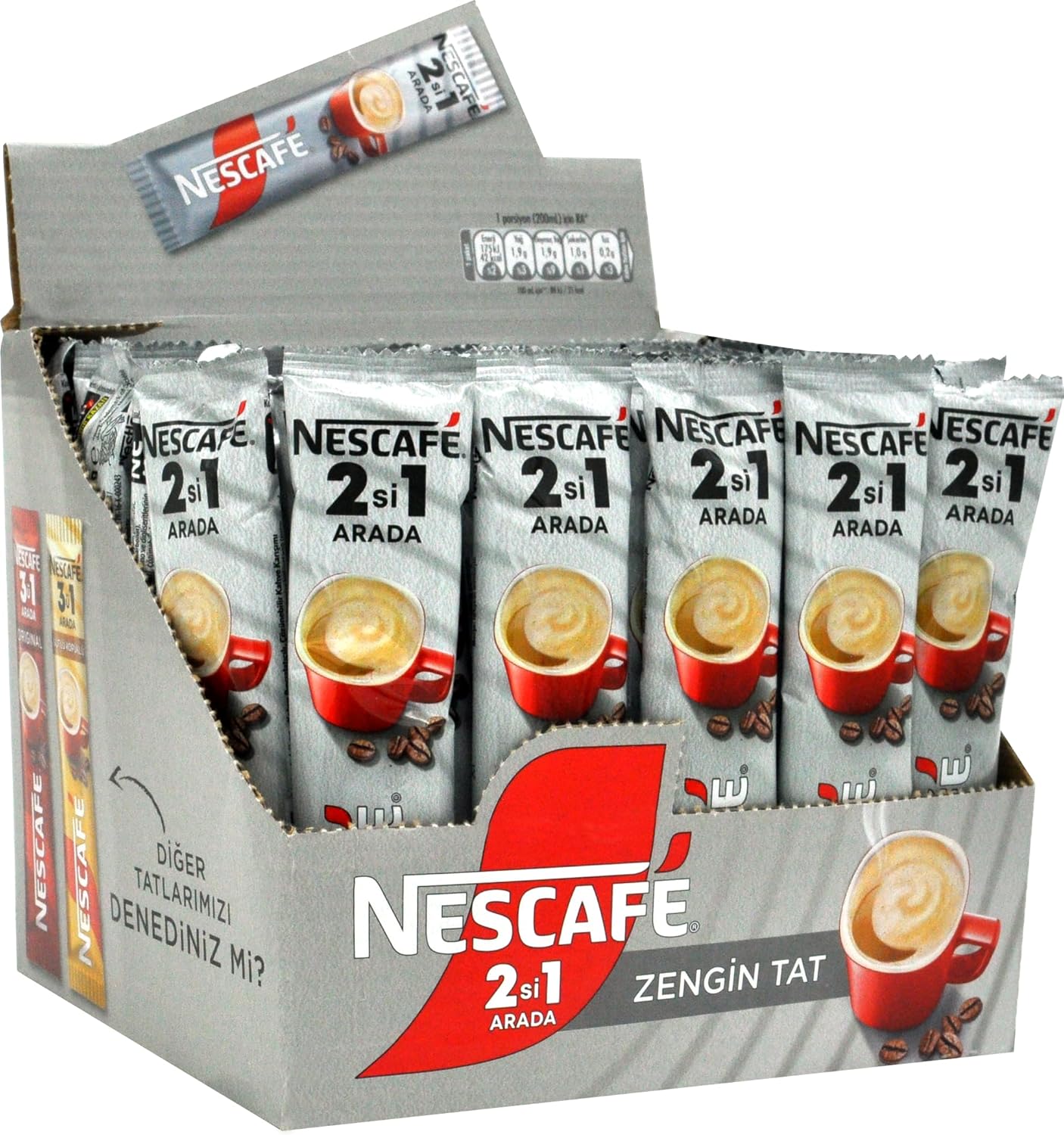 Nescafe 2 in 1 unsweetened 48 sticks