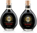 Due Vittorie Oro Gold, Barrel Aged Balsamic Vinegar of Modena IGP, All-Natural, Extra Dense Premium Vinegar Aceto Balsamico di Modena IGP Italy - 8.45fl oz / 250ml - Pack of 2