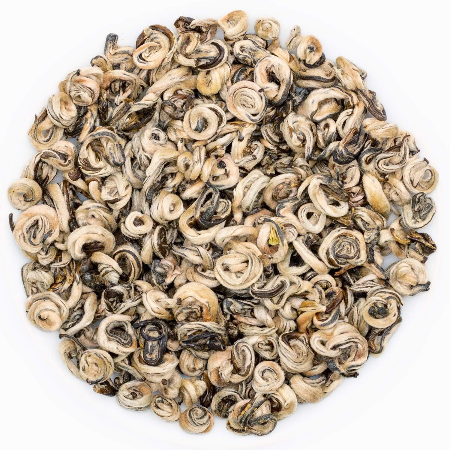 Oriarm Snail Green Tea with Jasmine - Chinese Fujian Yu Luo Jasmine Green Tea Loose Leaf 500g Ziplock Resealable Bag