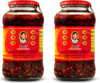 Lao Gan Ma Spicy Chili Crisp Hot Sauce Family/Restaurant Size 23.63 Oz (670g) Pack of 2