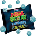 Barnetts Mega Sour Raspberry Candy 104g – Handmade British Hard Sweets – Extreme Sour Candy Challenge – Retro Party Bag & Gift Hamper Treats