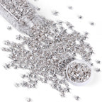 Cobakey Bright Silver Sprinkles for Cake Decorations 100g/ 3.52oz Star Metallic Pearl Sugar Sprinkles for Cupcake Toppers Wedding Party Valentines Halloween Christmas Supplies