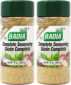 Badia Complete Seasoning, 12 oz - All-Purpose Spice Blend for Cooking, Grilling & Marinades Perfect Flavor Enhancer (Pack of 2)