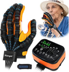 Rehabilitation Robot Gloves for Hand Hemiplegia Stroke Recovery, Finger Rehab Robotic Glove Strokes Therapy Equipment, 4 Modes, 2600mAh Rechargeable, S/M/L/XL Sizes