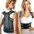 Full Back Brace Breathable Posture Corrector for Women and Men,Adjustable Back Support Straightener and Posture Belt for Women and Men to Improving Posture, Relief for Upper,Lower Back, Lumbar, Neck and Shoulder Pain.(Large)