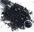 Cobakey Black Sprinkles for Cake Decorations Edible Pearl Sprinkles for Cupcake Toppers Wedding Party Valentines Halloween Christmas Supplies 3.52 ounce