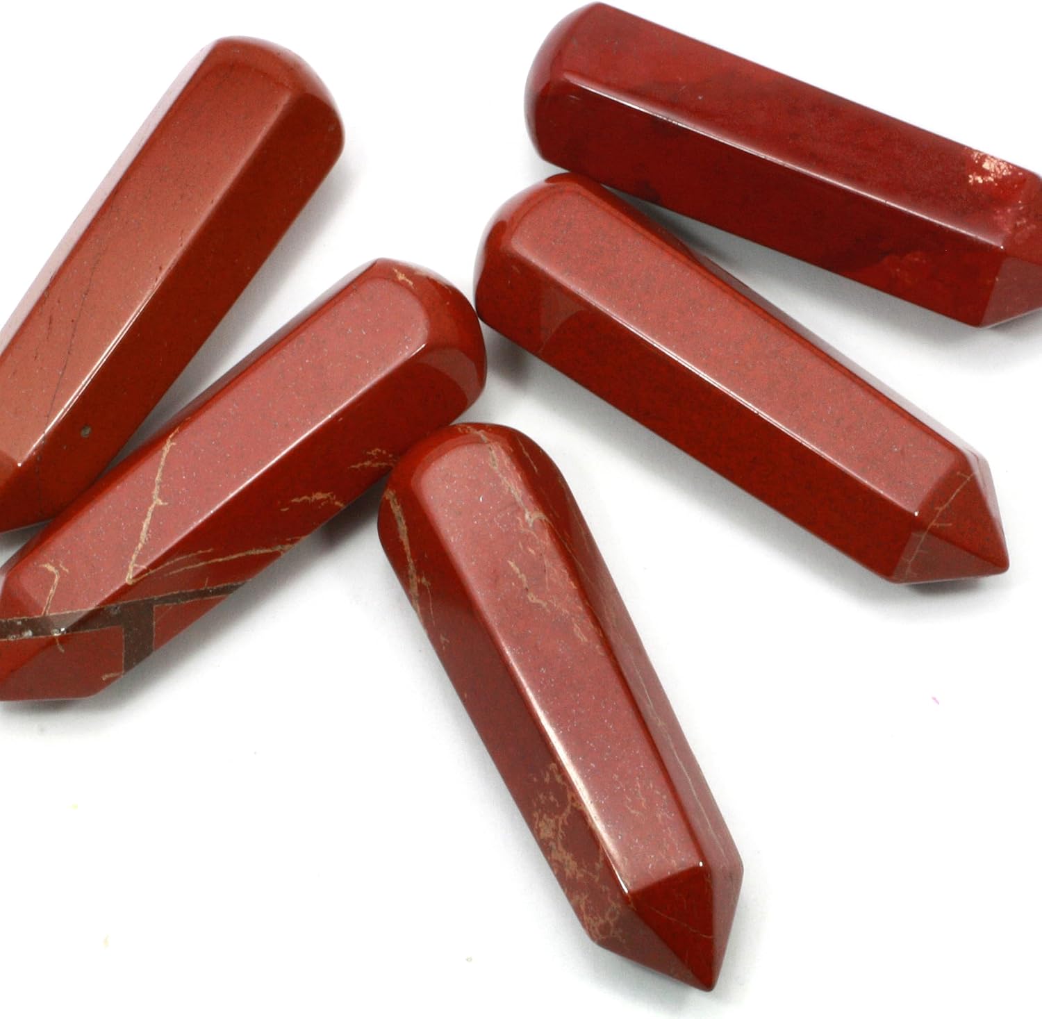 Red Jasper Crystal Massage Wand ~70mm
