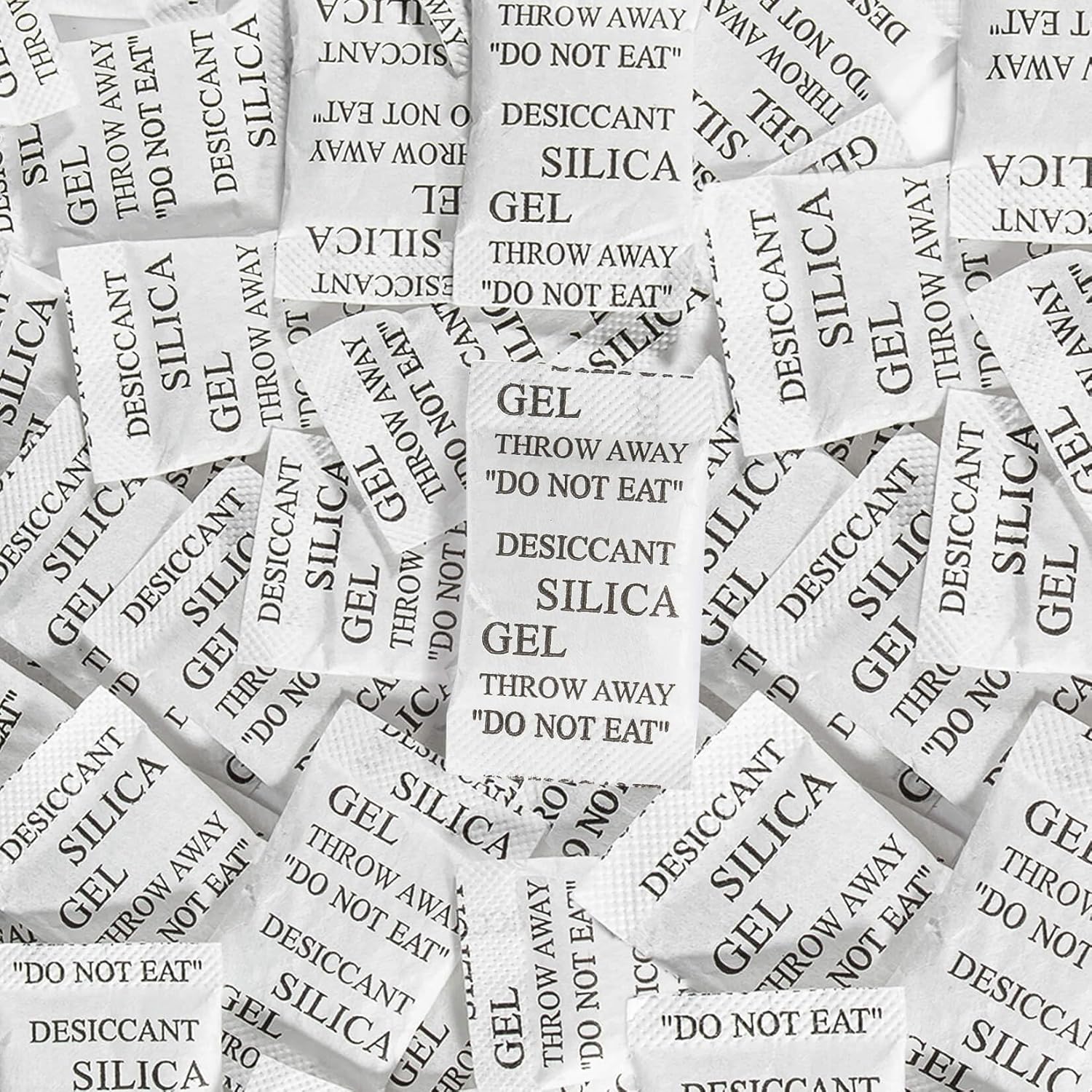 Sukh 100PCS Silica Gel Packets - 2g per Bag Desiccant Beads Packs for Storage, Moisture Absorbers, Anti Humidity, Reusable, for Jewelry, Cameras, Clothes, Books, Iron Tools, Precision Instruments