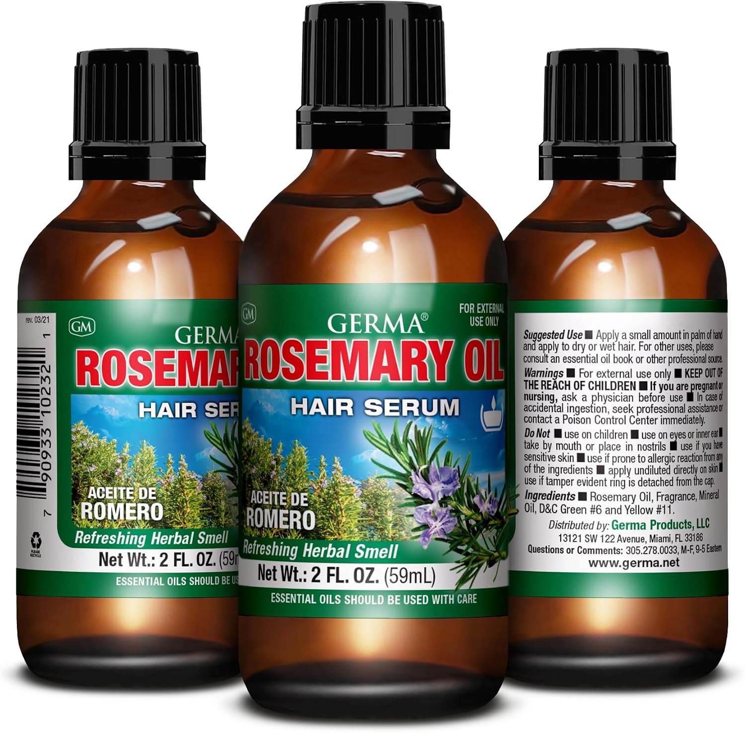 112-08 Germa® Rosemary Oil (Romero) - 2oz