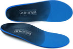 Arch Support Inserts for Men Women - Plantar Fasciitis High Arch Support Insoles, Orthotics Shoe Inserts for Flat Feet, Foot Pain Relief Shock Absorption and Cushioning (Mens 15-15 1/2)