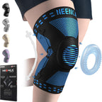 NEENCA Plus Size Knee Brace for Knee Pain, Knee Support with Side Stabilizers & Patella Gel Pad, Knee Compression Sleeve for Meniscus Tear, Arthritis Joint Pain Relief, ACL, PCL, All Sports. Plus Size