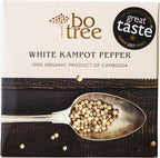Organic Kampot Pepper, White Peppercorns