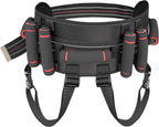 Aliseniors Gait Belt Transfer Belt, Gait Belt with 7 Handles - Quick Release Buckle & Leg Straps, Gait Belts for Seniors, Medical Nursing Patient Safety Belt Lift Strap for Physical Therapy
