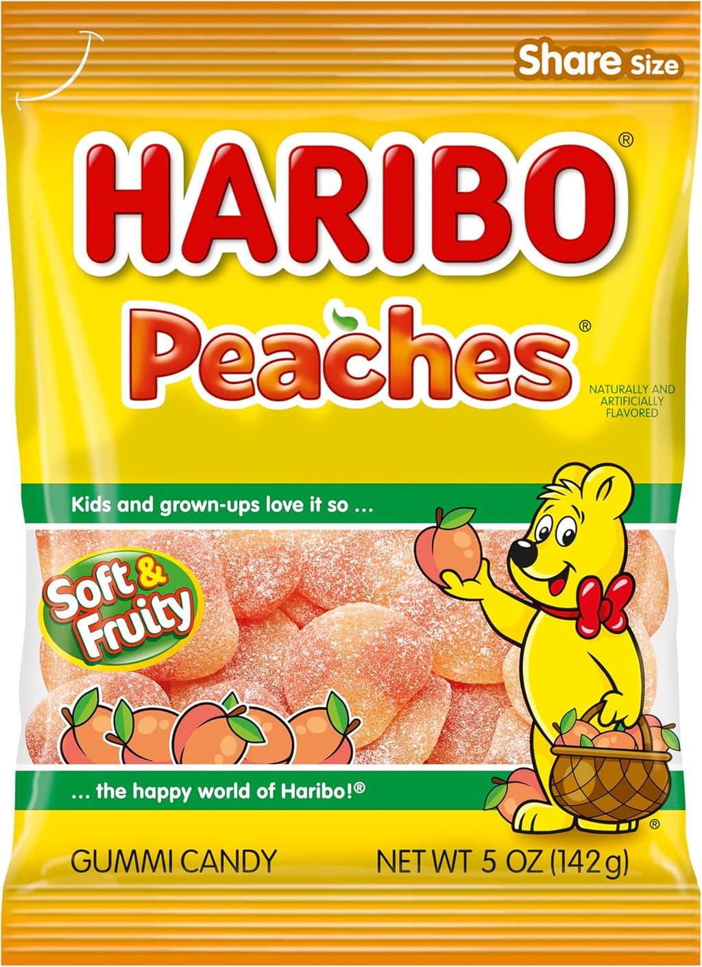Haribo, Peaches, 5 oz