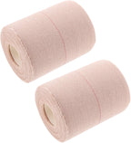 GLEAVI Elastic Adhesive Sports Wrist Wrap Tape 7.5cm X 4.5m, Skin Color, 2 Rolls Cohesive Bandages for First Aid and Training Support